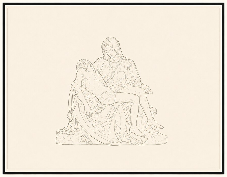 Mourning card